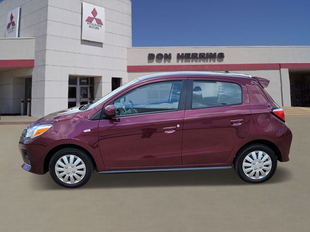 2024 Mitsubishi Mirage — rear three-quarter view