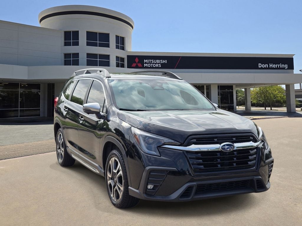 2023 Subaru Ascent Limited in Crystal Black Silica — front three-quarter view