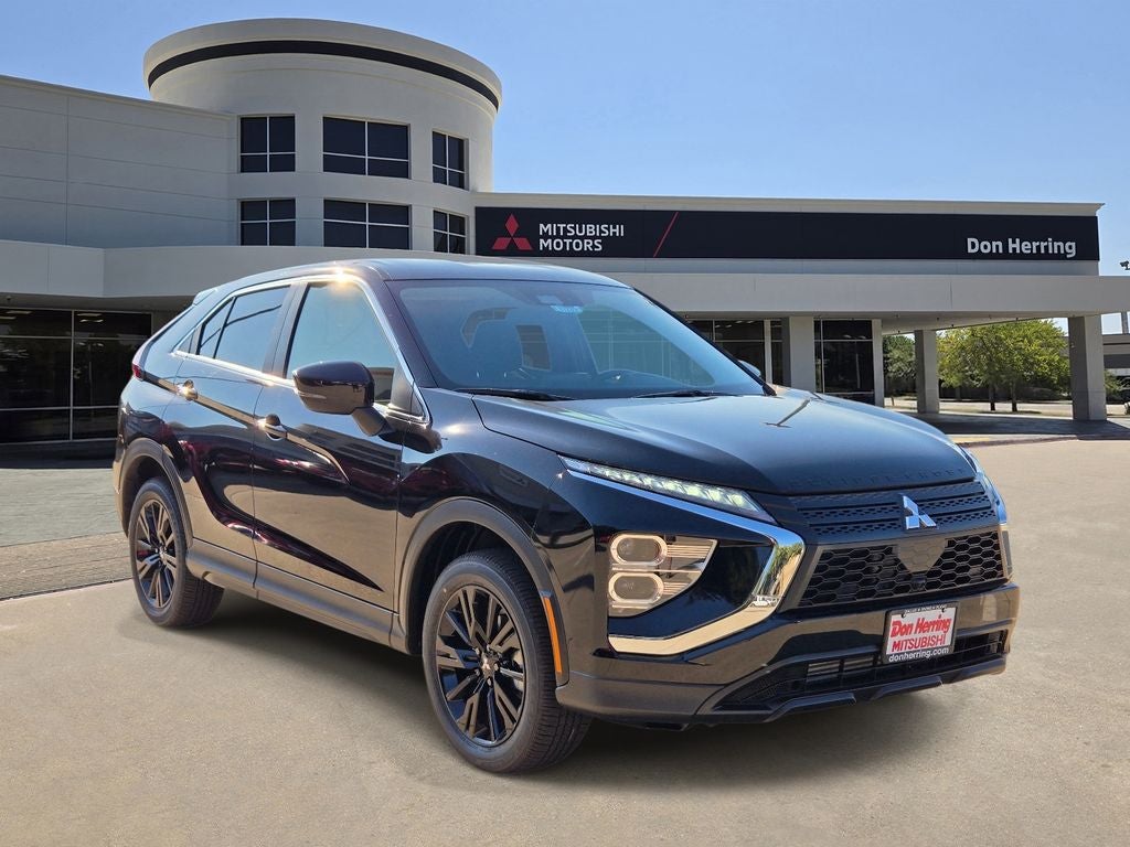 2026 Mitsubishi Eclipse Cross LE in Labrador Black Pearl — front three-quarter view